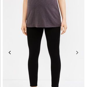 7 For All Mankind Black Skinny Maternity Jeans